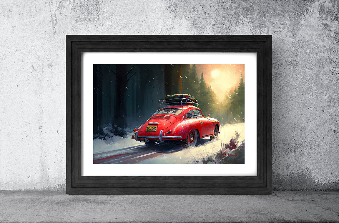 PORSCHE 356 HOME FOR THE HOLIDAYS