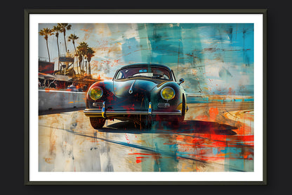 TRACK OUTLAW - METAL FRAMED PRINT