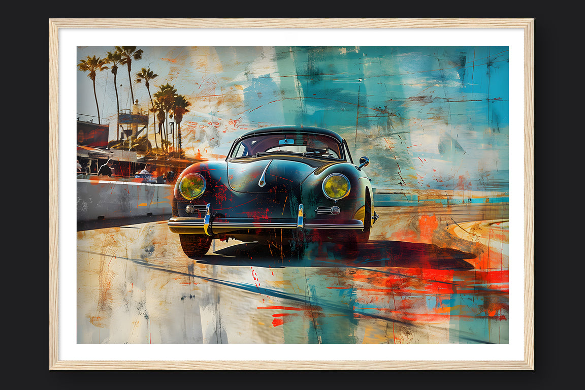 TRACK OUTLAW - WOOD FRAMED PRINT