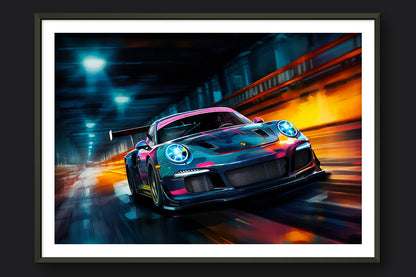 TUNNEL RUN - METAL FRAMED PRINT